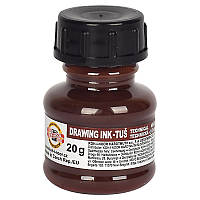 Туш для креслення коричнева 20 грам Koh-i-noor, 37343