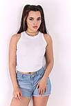 Топ майка з відкритими плечима - виробник Туреччина, фото 3