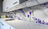 Наклейка виниловая кухонный фартук Zatarga Шелк и Цветы 600х3000 мм (Z181312 2) NX, код: 2385876
