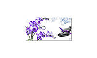 Наклейка виниловая на стол Zatarga Неоновые Орхидеи 600х1200 мм (Z181317st) NX, код: 2386121