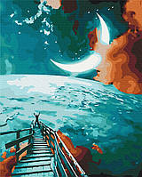 Картина по номерам BrushMe Путь к Луне 40х50см BS30581 UL, код: 8265368