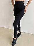Базові лосини з утяжкою в рубчик - виробник Туреччина, фото 4