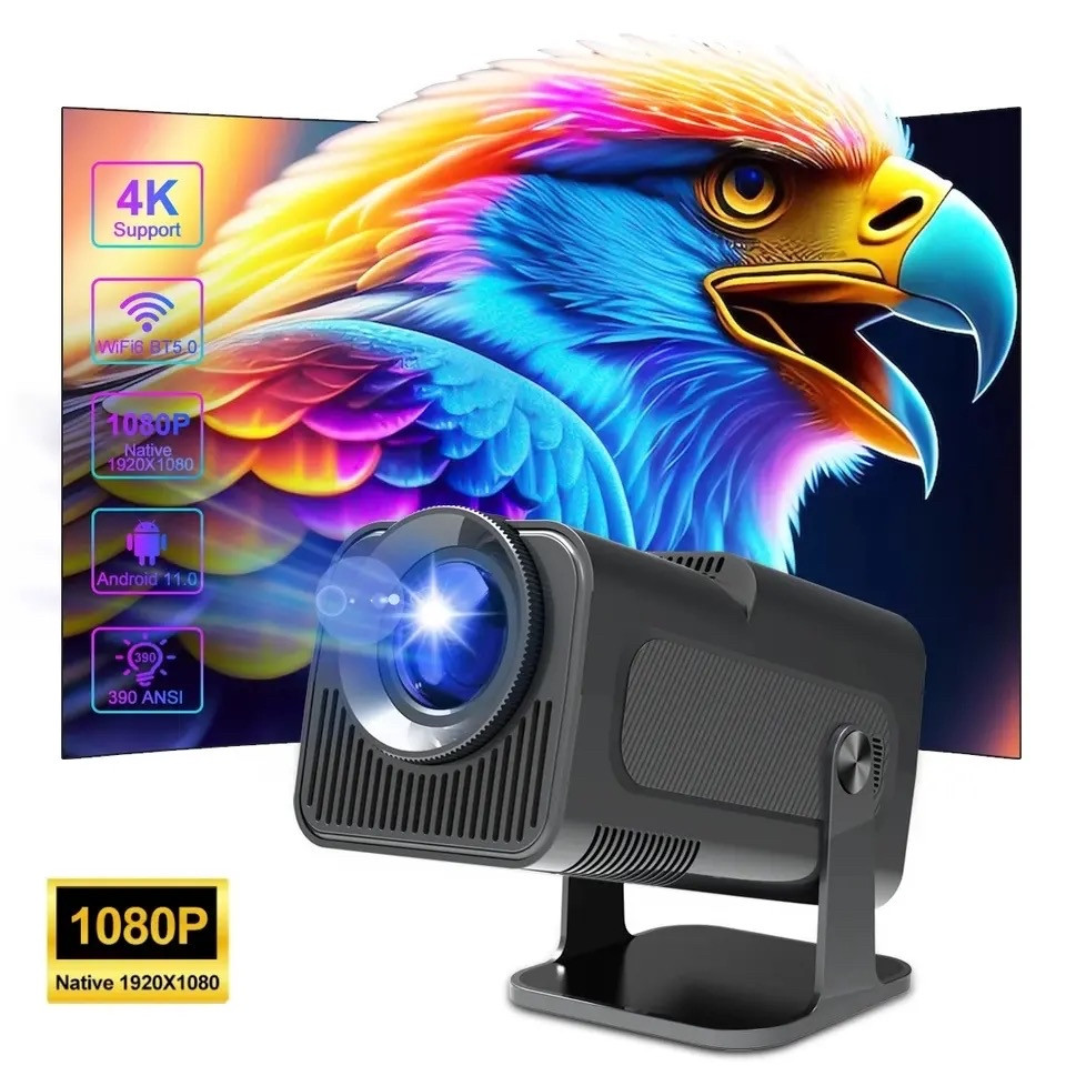 Проєктор MAGCUBIK HY320 Alwtniet 4K Full HD Домашній кінотеатр Android 11 Оновлений краще HY300!