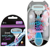 Касети Wilkinson Hydro Silk 6 шт. + станок у подарунок! 01031