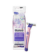 Станки для бритья женские Balea 3 лезвия 8 шт Розовый IO, код: 8080169