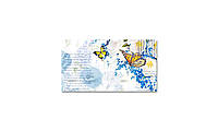 Наклейка виниловая на стол Zatarga Голубые бабочки 600х1200 мм NB, код: 5570502