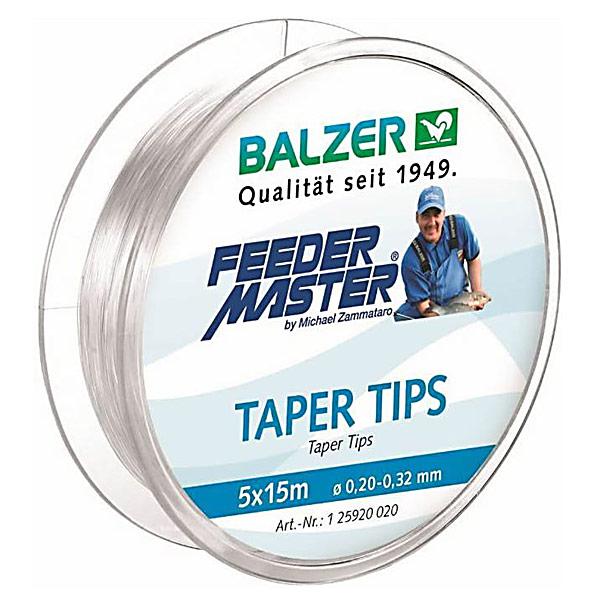 Волосінь Balzer Taper Tips 5*15м 0.32-0.20 мм