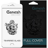 Противоударное защитное стекло Ganesh 3D NEW для Apple iPhone 7 plus 8 plus (5.5) Белый BM, код: 5572430
