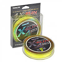 Шнур Fishing ROI X-Run Braid 4PE 150 м 0,09 мм 2.27 кг колір-Lemon Yellow