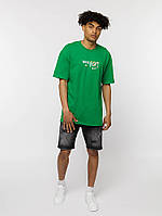 Мужская футболка оверсайз S зеленый Troy Life ЦБ-00219862 NB, код: 8422881
