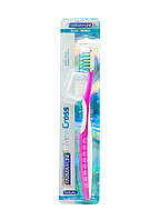 Зубная щетка с колпачком эргономичная Farma Line Розовый EV, код: 8164374