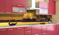 Наклейка виниловая кухонный фартук Zatarga Венеция на Закате 600х2500 мм BM, код: 5567069