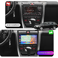 Go Штатна магнітола в машину для Audi A6 III (C6) 2004-2008 екран 9" 4/64 Gb CarPlay 4G Wi-Fi GPS Prime