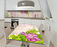 Наклейка 3Д виниловая на стол Zatarga «Письма на стенах» 600х1200 мм для домов, квартир, стол BM, код: 6510664
