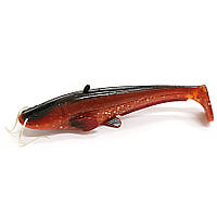 Силіконова приманка сомова DAM Effzett Catfish Curl Tail 250мм 165гр (brown)