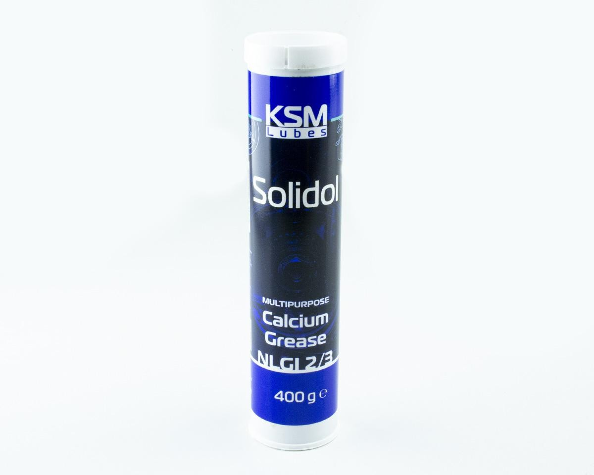 Мастило Солідол картридж Жировий KSM 0.4 кг Гідратована кальцієва, фото 1