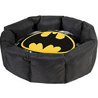 Лежанка для собак со сменной подушкой WAUDOG Relax Бэтмен 2 L 49х59х20 см Черный (226-0151) TR, код: 7687843