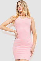 Платье однотонное розовый 186R019 Ager M UL, код: 8387772