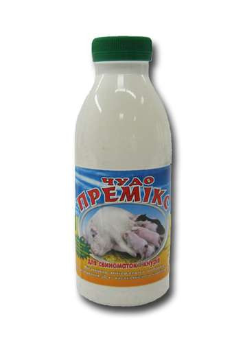 Премікс "Диво" 1% для свиноматок 500 г (пляшка) кормова добавка