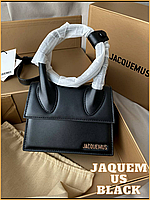 Сумка jacquemus black Жіноча чорна сумка jacquemus black Сумка jacquemus чорна Жіночі сумочки та клатчі