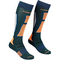 Носки мужские Ortovox Ski Rock'N'Wool Long Socks M pacific green 42-44 синий/зеленый