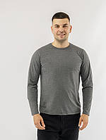 Мужская футболка с длинным рукавом L темно-серый Yuki ЦБ-00226121 BM, код: 8430855