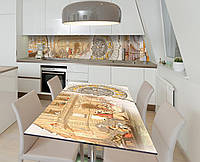 Наклейка 3Д виниловая на стол Zatarga «Венецианский карнавал» 650х1200 мм для домов, квартир, BM, код: 6442971