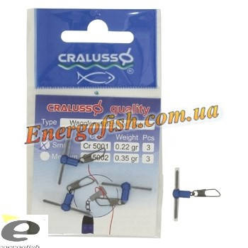 Карабін поплавочный прямий Cralusso Waggler attachment S (2005)3шт