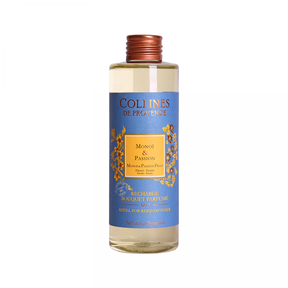 Наповнювач для аромадифузора Моної і маракуя Collines de Provence, 200 мл