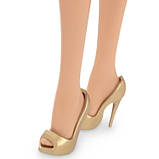 Лялька Barbie Сяйво міста Золоте плаття — City Shine Barbie Gold Dress, фото 4