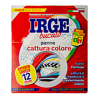 Салфетки-ловушка IRGE для стирки цветных вещей 12 шт PK, код: 7714983
