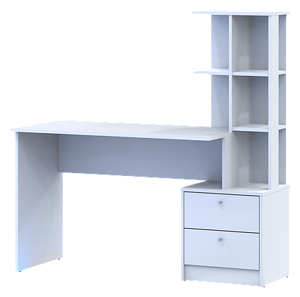 Офісний стіл Doros Т7 Білий 136х55х138 (81373482)