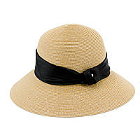 Шляпа ФРИДА бежевый черный SumWin 56-58 DH, код: 7571728