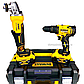Набір акумуляторного інструменту Dewalt 2в1 (36 V, 5 A) Шурупокрут Dewalt DCD996NT + Болгарка Dewalt DCG405, фото 3