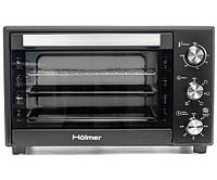 Електродуховка Holmer HEO-242C, Black, 1700w, 42л, конвекція, в комплекті деко з антипригарним покриттям та