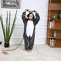 Пижама детская Kigurumba Лемур S - рост 105 - 115 см Серо-белый (K0W1-0080-S) DH, код: 1775879