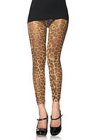 Леопардовые леггинсы, Leg Avenue Lurex leopard LEG7535, O/S, леопардовый