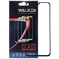 Защитное стекло Walker 3D Full Glue для Samsung Galaxy A40 A01 M01 Black BM, код: 7338827