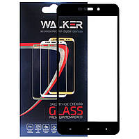 Защитное стекло Walker 3D Full Glue для Xiaomi Redmi 4A Black BM, код: 7338888