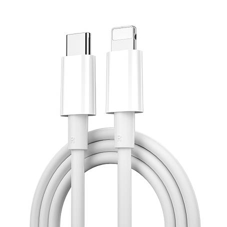Кабель WIWU Wi-C008 30W max YouPin Data Cable Type C to Lightning White, фото 1