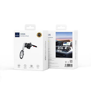 Холдер WIWU CH026 Car Mount Black, фото 3