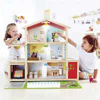 Игровой набор Hape Кукольный дом Особняк с мебелью деревянный (E3405) - Вища Якість та Гарантія!
