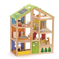 Игровой набор Hape Кукольный дом деревянный (E3401) - Вища Якість та Гарантія!