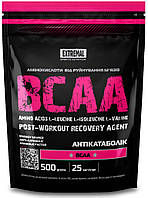 ВСАА амінокислоти 2 1 1 червона вишня 500 г BCAA Extremal BCAA для набирання маси для коктейлів PZ, код: 7561407