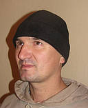 Шапка флісова чорна, фото 3