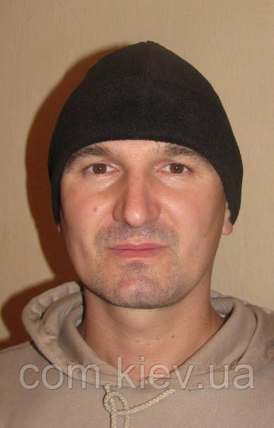 Шапка флісова чорна