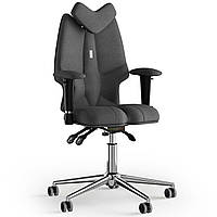 Кресло KULIK SYSTEM FLY Ткань с подголовником без строчки Серый (13-901-BS-MC-0506) PZ, код: 1689614