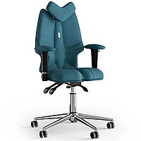 Кресло KULIK SYSTEM FLY Ткань с подголовником без строчки Джинсовый (13-901-BS-MC-0511) PZ, код: 1689619