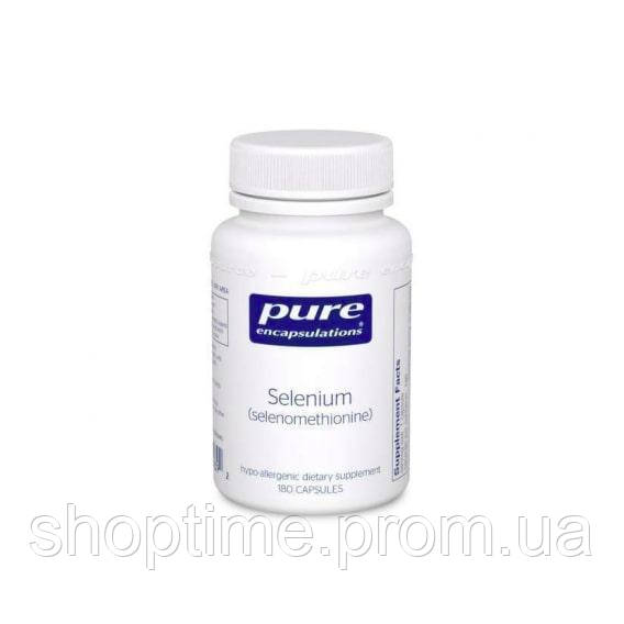 Комплекс Селен і Молібден Pure Encapsulations Selenium (selenomethionine) 200 mcg 180 Caps PE ST, код: 7645887