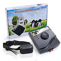 Електронний паркан для собак електропастух з 1 нашийником на батарейці Крона дротовий Pet W-UL, код: 7566503